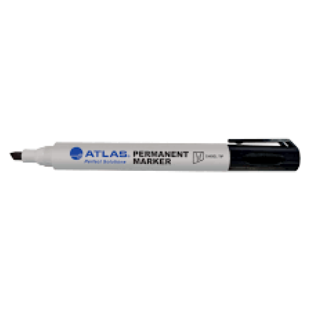 Atlas Permanent Marker Chisel DZ=12EA BK AS-MP200-BK